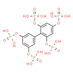 ChemSpider 2D Image | Biphenyl 2,3',4,5',6-Pentakisphosphate | C12H15O20P5