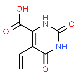 ChemSpider 2D Image | 2,6-Dioxo-5-vinyl-1,2,3,6-tetrahydro-4-pyrimidinecarboxylic acid | C7H6N2O4