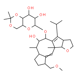 ChemSpider 2D Image | Fusicoccin A-Thf | C32H50O9