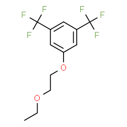 ChemSpider 2D Image | 1-(2-Ethoxyethoxy)-3,5-bis(trifluoromethyl)benzene | C12H12F6O2