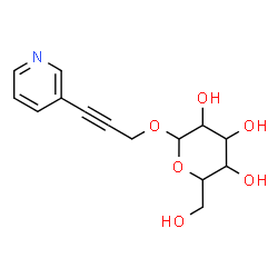 ChemSpider 2D Image | 3-Pyridin-3-Ylprop-2-Yn-1-Yl Alpha-D-Mannopyranoside | C14H17NO6