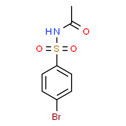 ChemSpider 2D Image | N-[(4-Bromophenyl)sulfonyl]acetamide | C8H8BrNO3S