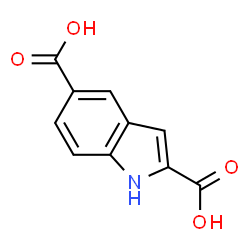 ChemSpider 2D Image | INDOLE-2,5-DICARBOXYLIC ACID | C10H7NO4