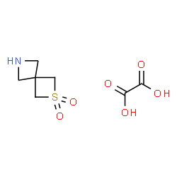ChemSpider 2D Image | 2-Thia-6-azaspiro[3.3]heptane 2,2-dioxide ethanedioate (1:1) | C7H11NO6S
