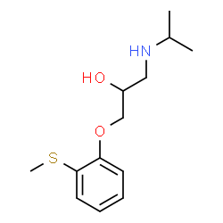 ChemSpider 2D Image | tiprenolol | C13H21NO2S