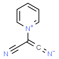 ChemSpider 2D Image | Dicyano(pyridinium-1-yl)methanide | C8H6N3