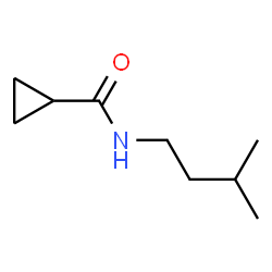 ChemSpider 2D Image | N-(3-Methylbutyl)cyclopropanecarboxamide | C9H17NO