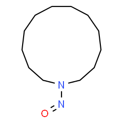 ChemSpider 2D Image | 1-Nitrosoazacyclotridecane | C12H24N2O