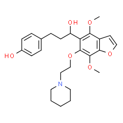 ChemSpider 2D Image | piprofurol | C26H33NO6