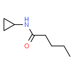 ChemSpider 2D Image | N-Cyclopropylpentanamide | C8H15NO