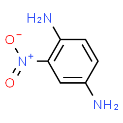 ChemSpider 2D Image | 2-Nitro-p-phenylenediamine | C6H7N3O2