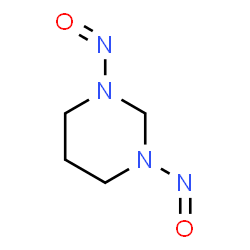 ChemSpider 2D Image | 1,3-Dinitrosohexahydropyrimidine | C4H8N4O2