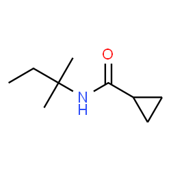 ChemSpider 2D Image | N-(2-Methyl-2-butanyl)cyclopropanecarboxamide | C9H17NO