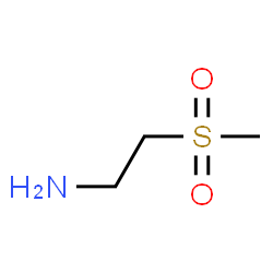 ChemSpider 2D Image | 2-Aminoethylmethyl sulfone | C3H9NO2S