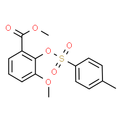 ChemSpider 2D Image | Methyl 3-methoxy-2-{[(4-methylphenyl)sulfonyl]oxy}benzoate | C16H16O6S
