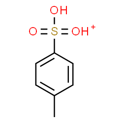 ChemSpider 2D Image | [Hydroxy(4-methylphenyl)oxido-lambda~6~-sulfanylidene]oxonium | C7H9O3S