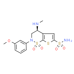 ChemSpider 2D Image | AL7099A | C14H17N3O5S3