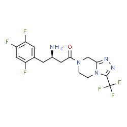 ChemSpider 2D Image | Sitagliptin | C16H15F6N5O