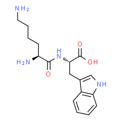 ChemSpider 2D Image | Lys-Trp | C17H24N4O3