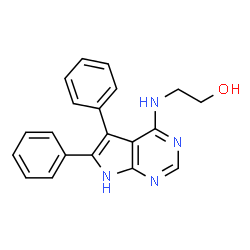 ChemSpider 2D Image | 3-amino-3-benzyl-[4.3.0]bicyclo-1,6-diazanonan-2-one | C20H18N4O