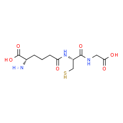 ChemSpider 2D Image | Delta-(L-Alpha-Aminoadipoyl)-L-Cysteinyl-Glycine | C11H19N3O6S