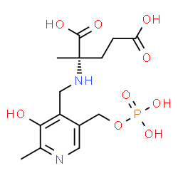 ChemSpider 2D Image | N-PYRIDOXYL-2-METHYL-L-GLUTAMIC ACID-5'-MONOPHOSPHATE | C14H21N2O9P