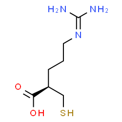 ChemSpider 2D Image | 5-{[AMINO(IMINO)METHYL]AMINO}-2-(SULFANYLMETHYL)PENTANOIC ACID | C7H15N3O2S