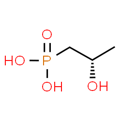 ChemSpider 2D Image | (S)-2-HYDROXYPROPYLPHOSPHONIC ACID | C3H9O4P