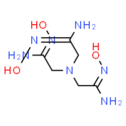 ChemSpider 2D Image | (1Z,1'E,1''E)-2,2',2''-Nitrilotris(N'-hydroxyethanimidamide) | C6H15N7O3