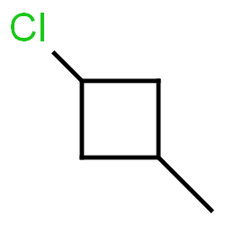 ChemSpider 2D Image | 1-Chloro-3-methylcyclobutane | C5H9Cl