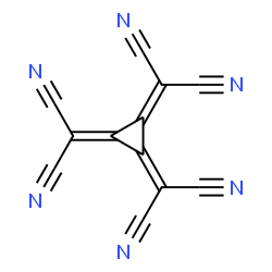 ChemSpider 2D Image | 2,2',2''-(1,2,3-Cyclopropanetriylidene)trimalononitrile | C12N6