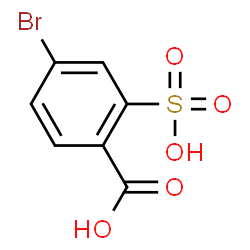 ChemSpider 2D Image | 4-Bromo-2-sulfobenzoic acid | C7H5BrO5S