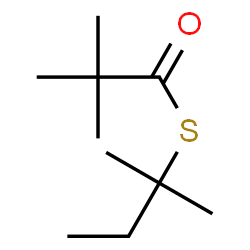 ChemSpider 2D Image | S-(2-Methyl-2-butanyl) 2,2-dimethylpropanethioate | C10H20OS
