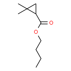 ChemSpider 2D Image | Butyl 2,2-dimethylcyclopropanecarboxylate | C10H18O2
