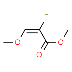 ChemSpider 2D Image | Methyl (2E)-2-fluoro-3-methoxyacrylate | C5H7FO3