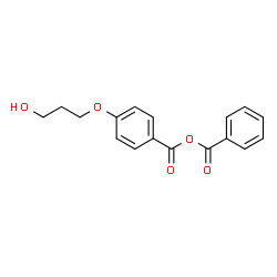 ChemSpider 2D Image | Benzoic 4-(3-hydroxypropoxy)benzoic anhydride | C17H16O5