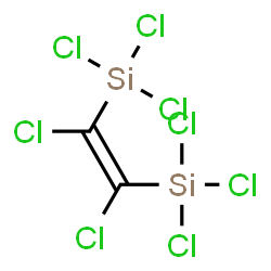 ChemSpider 2D Image | [(Z)-1,2-Dichloro-1,2-ethenediyl]bis(trichlorosilane) | C2Cl8Si2