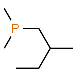 ChemSpider 2D Image | Dimethyl(2-methylbutyl)phosphine | C7H17P