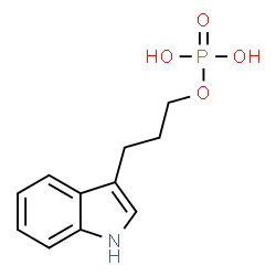ChemSpider 2D Image | indole-3-propanol phosphate | C11H14NO4P