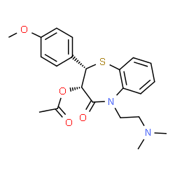 ChemSpider 2D Image | Diltiazem | C22H26N2O4S