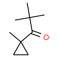 ChemSpider 2D Image | 2,2-Dimethyl-1-(1-methylcyclopropyl)-1-propanone | C9H16O