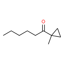 ChemSpider 2D Image | 1-(1-Methylcyclopropyl)-1-hexanone | C10H18O