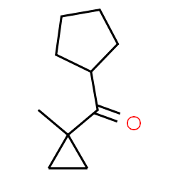 ChemSpider 2D Image | Cyclopentyl(1-methylcyclopropyl)methanone | C10H16O