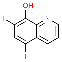 ChemSpider 2D Image | Diiodohydroxyquinoline | C9H5I2NO
