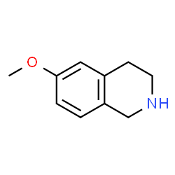 ChemSpider 2D Image | 6-Methoxy-1,2,3,4-tetrahydroisochinolin | C10H13NO