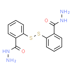 ChemSpider 2D Image | 2,2'-Disulfanediyldibenzohydrazide | C14H14N4O2S2