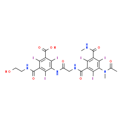 ChemSpider 2D Image | Ioxaglic acid | C24H21I6N5O8