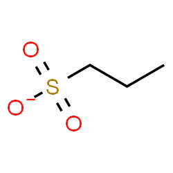 ChemSpider 2D Image | propylsulfonate | C3H7O3S