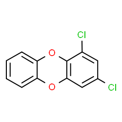ChemSpider 2D Image | 1,3-Dichlorooxanthrene | C12H6Cl2O2