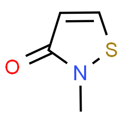 ChemSpider 2D Image | methylisothiazolinone | C4H5NOS